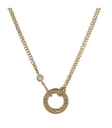 Cartier Love gold and diamonds necklace