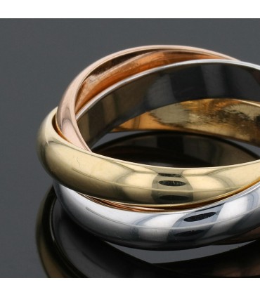 Cartier Trinity three tones gold ring