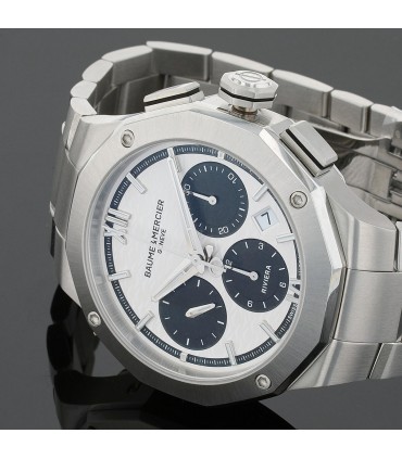 Baume & Mercier Riviera stainless steel watch