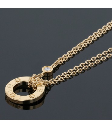 Cartier Love gold and diamonds necklace