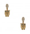 Van Cleef & Arpels emeralds, diamonds and gold earrings