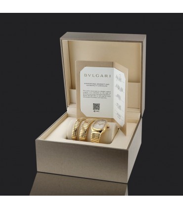 Bulgari Serpenti gold watch