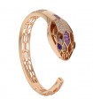 Bulgari Serpenti amethysts, diamonds, mother-of-pearl and gold watch