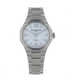 Baume & Mercier Riviera stainless steel, mother-of-pearl and diamonds watch