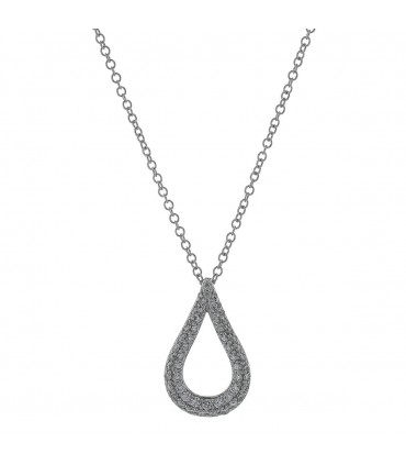 Collier or, diamants