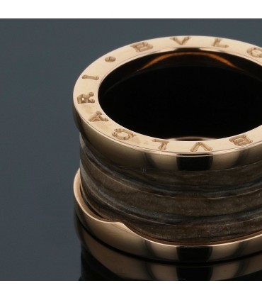 Bulgari B.Zero 1 marble and gold ring