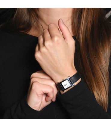 Hermès Heure H stainless steel watch