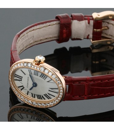 Cartier Baignoire diamonds and gold watch