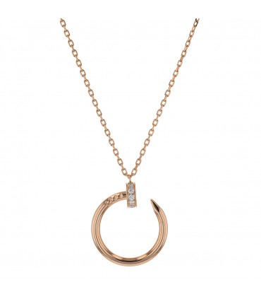 Cartier Juste un Clou diamonds and gold necklace
