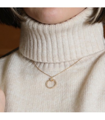 Cartier Juste un Clou diamonds and gold necklace