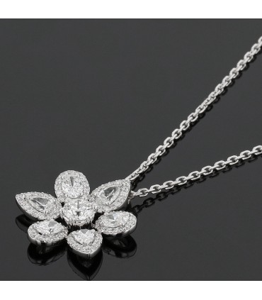 Diamonds and gold necklace