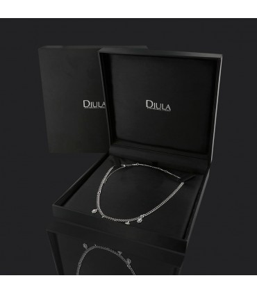 Djula diamonds and gold necklace