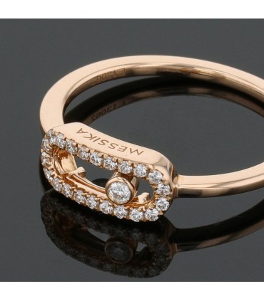 Messika Move Uno diamonds and gold ring