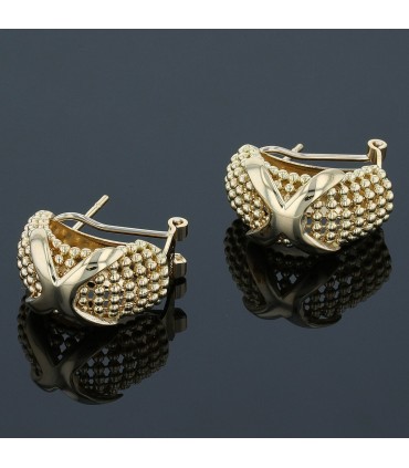 Gold earrings