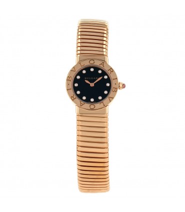 Bulgari Bulgari rose gold, diamonds watch