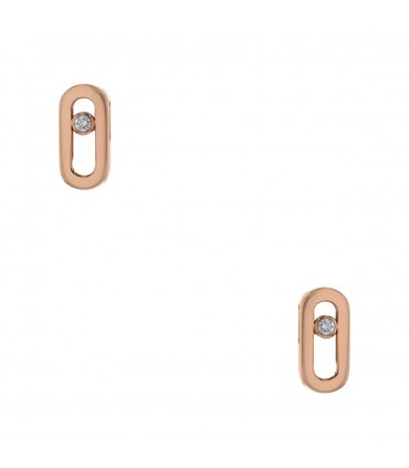 Messika Move Uno diamonds and gold earrings