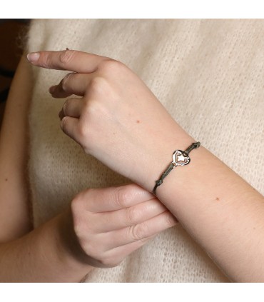 O.J. Perrin diamonds and gold bracelet