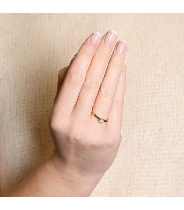 Cartier 1895 diamond and gold ring