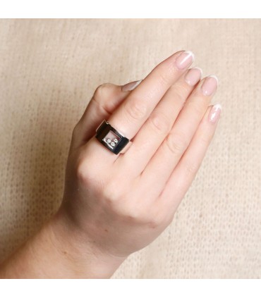 Chopard Happy Diamonds gold and diamonds ring