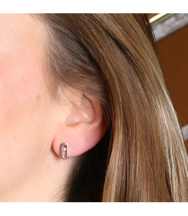 Messika Move Uno diamonds and gold earrings