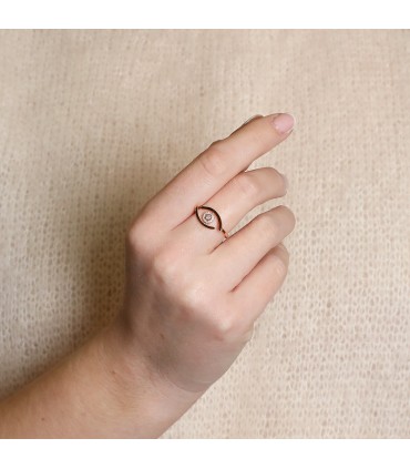 Messika Lucky Eye diamonds and gold ring
