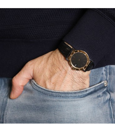 Bulgari Bulgari gold and stainless steel watch