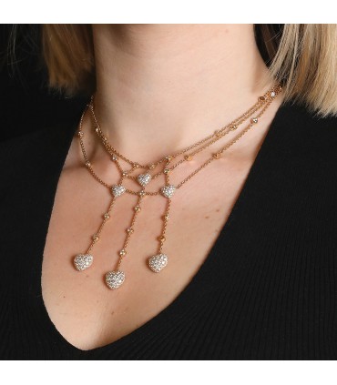 Chopard gold and diamonds necklace