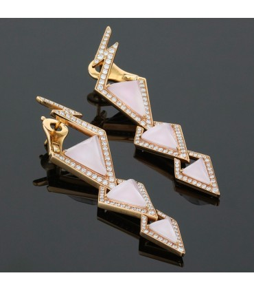 Stephen Webster opals, diamonds and gold earrings