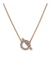 Hermès Finesse diamonds and gold necklace
