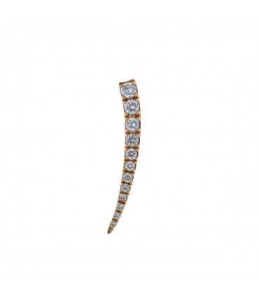 Djula diamonds and gold earring
