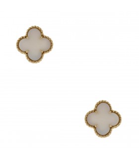 Boucles d’oreilles Van Cleef & Arpels Vintage Alhambra