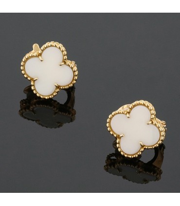 Boucles d’oreilles Van Cleef & Arpels Vintage Alhambra