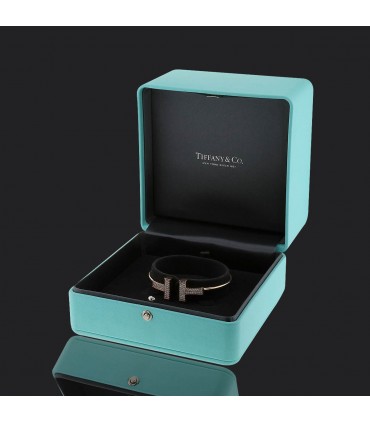 Tiffany & Co. Tiffany T diamonds and gold bracelet