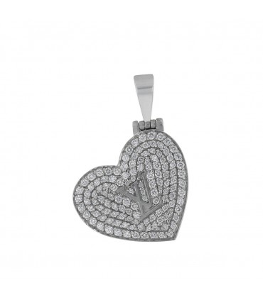 Louis Vuitton diamonds and gold pendant
