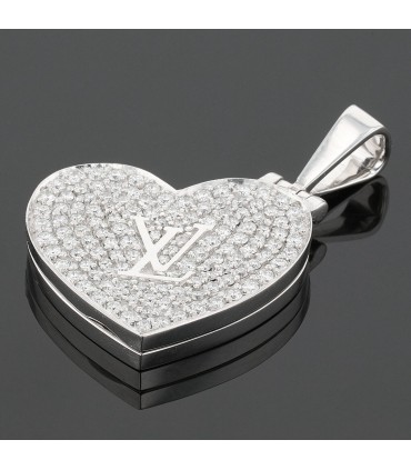 Louis Vuitton diamonds and gold pendant
