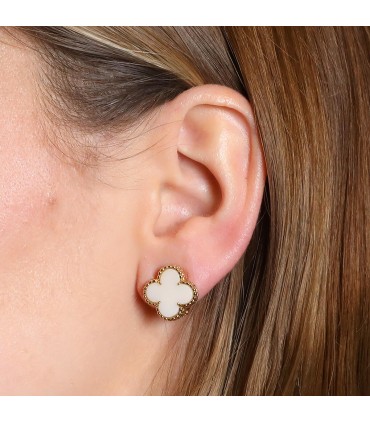 Boucles d’oreilles Van Cleef & Arpels Vintage Alhambra