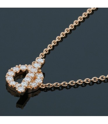 Hermès Finesse diamonds and gold necklace