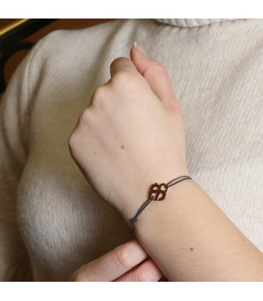 Poiray Coeur Entrelacé gold bracelet
