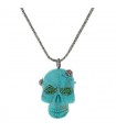 Pendentif Garnazelle Tête de Mort Vanité