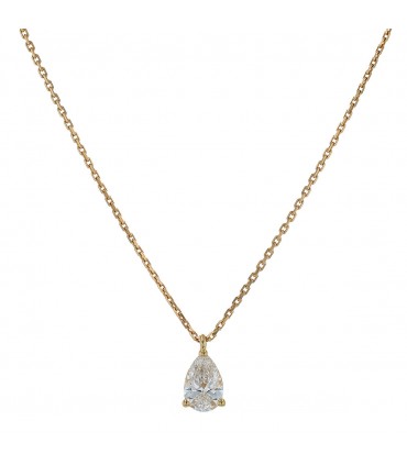 Diamond and gold necklace