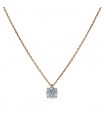 Diamond and gold necklace