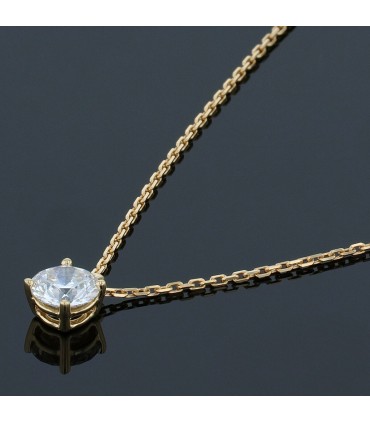 Diamond and gold necklace