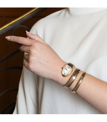 Bulgari Serpenti gold watch