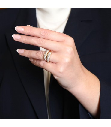 Cartier diamonds and gold ring