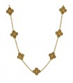 Van Cleef & Arpels Vintage Alhambra gold long necklace
