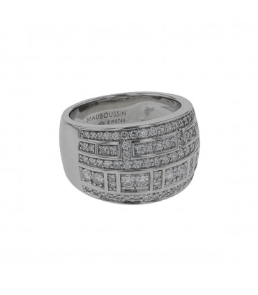 Mauboussin Le Vice et La Vertu diamonds and gold ring