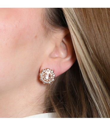 Chopard Happy Diamonds gold and diamonds earrings