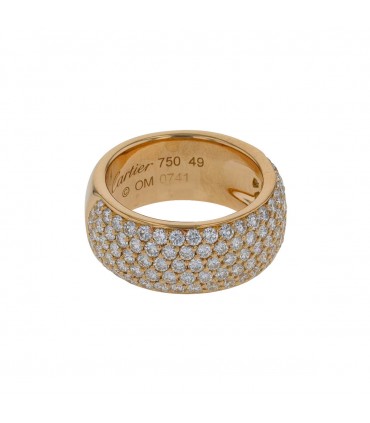 Cartier diamonds and gold ring