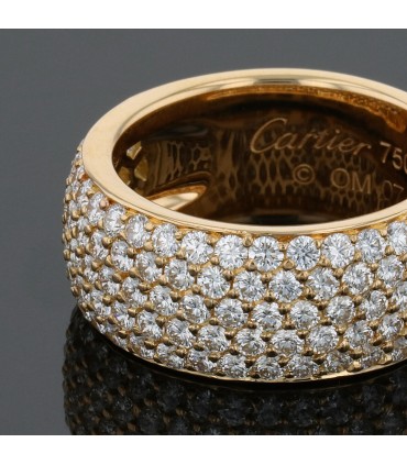 Cartier diamonds and gold ring