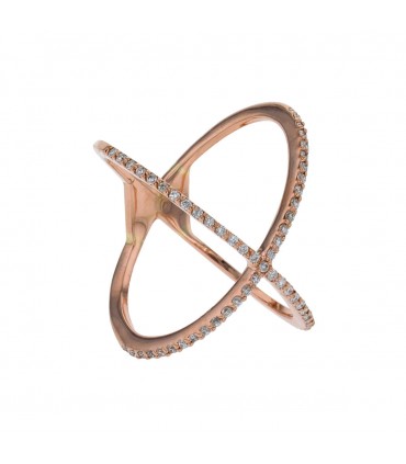 Diamonds and gold ring